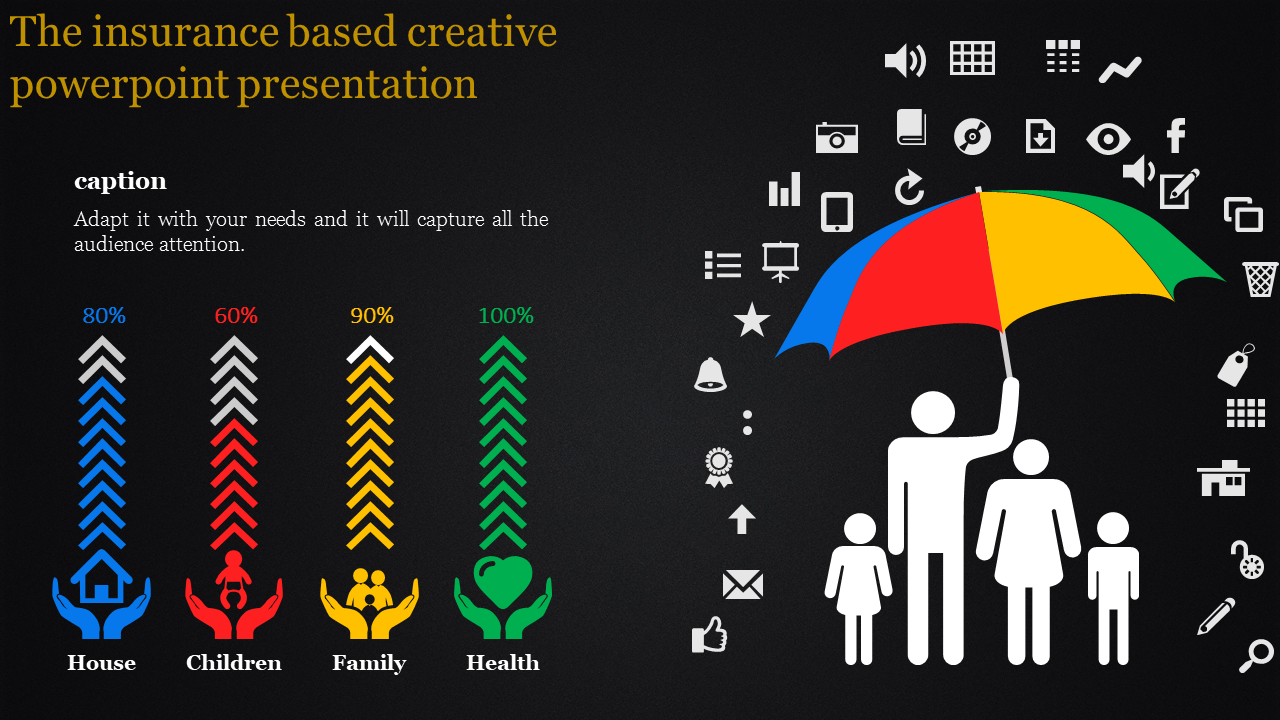 creative powerpoint presentation-The insurance based creative powerpoint presentation